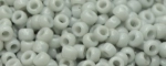 (image for) TOHO Size 15/o Round Seed Bead-Light Grey Opaque. 15T53-100