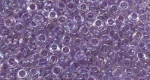 (image for) TOHO 11/o Demi Precision Round Seed Bead, Dark Purple Lined Crystal Rainbow, color # 11TD-774-50