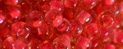 (image for) TOHO 11/o Round Seed Bead-Hot Pink Lined Topaz Transparent. 11T979-250