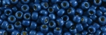 (image for) TOHO Size 8/o Round Seed Bead-Dark Teal Blue Matte Galvanized PermaFinish. 8TPF584F-100