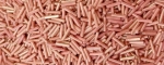(image for) TOHO Size 3 Bugle Bead. 9mm Length-Dark Vintage Rose Opaque. 100 Gram Bag * New Color October 13, 2026!