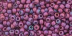 (image for) TOHO Size 11/o Round Seed Bead-Raspberry Matte Luster. 11T625F-100