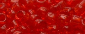 (image for) TOHO Size 15/o Round Seed Bead-Ruby Transparent. 15T5B-100