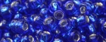 (image for) TOHO Size 11/o Round Seed Bead-Cobalt Blue Silver Lined. 11T28-100