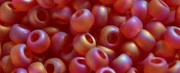 (image for) TOHO Size 15/o Round Seed Bead-Dark Ruby Transparent Rainbow Matte. 15T165CF-100