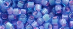 (image for) TOHO Aiko-Pink Lined Dark Aqua Transparent TB-938-50