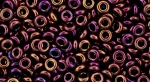(image for) TOHO 11/o Demi Precision Round Seed Bead, Plum Iris Higher Metallic, color # 11TD-502-50