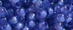 (image for) TOHO Size 11/o Round Seed Bead-Purple Lined Light Sapphire Transparent. 11T934-250