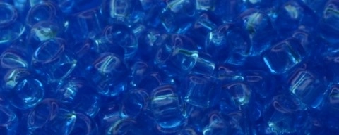 (image for) TOHO Size 15/o Round Seed Bead-Blue Transparent. 15T16-100