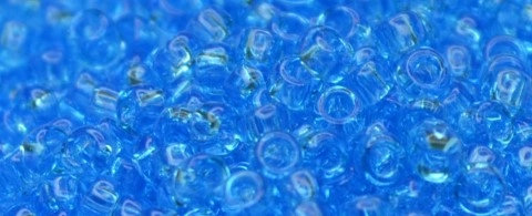 (image for) TOHO Size 15/o Round Seed Bead-Aqua Transparent. 15T3B-100