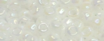 (image for) TOHO Size 15/o Round Seed Bead-White Opaque Rainbow #15T401-100