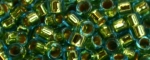 (image for) TOHO Aiko-24k Gold Lined Peridot Green Transparent TB-755-50