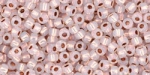 (image for) TOHO Size 11/o Round Seed Bead-Copper Lined Opal. 11T741-100