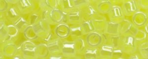 TOHO Aiko-Neon Lemon Lime Lined Crystal TB-833-50 (image for) TOHO Aiko-Neon Lemon Lime Lined Crystal TB-833-50