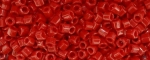(image for) TOHO Size 8/o Hexagon Shape Seed Bead-Red Opaque. * 100 Gram Bag
