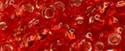 (image for) TOHO Size 8/o Round Seed Bead-Ruby Silver Lined. 8T25B-250