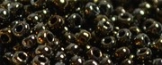(image for) TOHO Size 11/o Round Seed Bead-Olive Brown Iris Metallic. 11T83-100