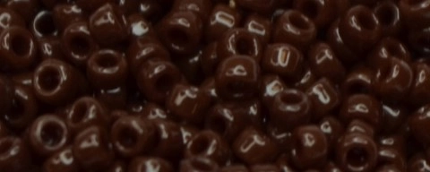 (image for) TOHO Size 15/o Round Seed Bead-Dark Brown Opaque. 15T46-100