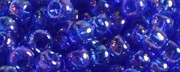 (image for) TOHO Size 11/o Round Seed Bead-Dark Sapphire Transparent Rainbow. 11T87-250