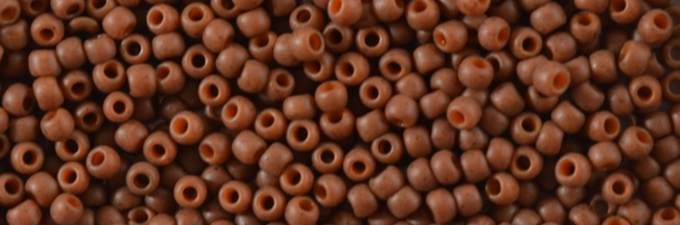 (image for) TOHO 11/o Round Seed Bead. Semi-Glazed Burnt Sienna # 11T2610F-250