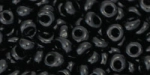 (image for) TOHO 3mm Magatama Bead-Jet Black Opaque