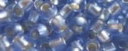 (image for) TOHO Size 11/o Round Seed Bead-Light Sapphire Silver Lined Matte. 11T33F-250