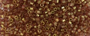 TOHO Aiko Hexagon-Rose Gold Luster TBC-421-50 (image for) TOHO Aiko Hexagon-Rose Gold Luster TBC-421-50