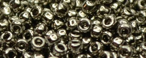 (image for) TOHO Size 15/o Round Seed Bead-Tarnished Silver Metallic. 15T711-100
