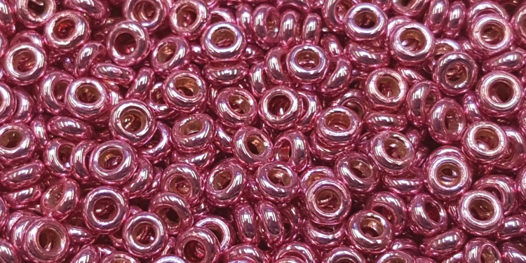 (image for) TOHO 8/o Demi Round, Rose Galvanized PermaFinish, color #8TD-PF553-50