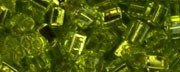 (image for) TOHO Size 11/o Triangle Shape Seed Bead-Peridot Green Silver Lined * 100 Gram Bag