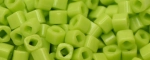 (image for) TOHO 2mm Cube Shape Seed Beads-Lime Opaque