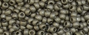 TOHO Size 11/o Round Seed Bead-Dull Steel Matte. 11T566-100 (image for) TOHO Size 11/o Round Seed Bead-Dull Steel Matte. 11T566-100
