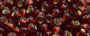 (image for) TOHO Size 11/o Round Seed Bead-Garnet Silver Lined. 11T25D-250