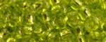 (image for) TOHO 11/o Round Seed Bead-Peridot Green Silver Lined. 11T24-250