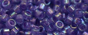 TOHO Aiko-Purple Lined Lavender Rainbow TB-1838-50 (image for) TOHO Aiko-Purple Lined Lavender Rainbow TB-1838-50