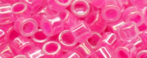 (image for) TOHO Aiko-Neon Fuchsia Lined Crystal Transparent TB-837-50