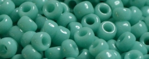(image for) TOHO Size 11/o Round Seed Bead-Turquoise Opaque. 11T55-100