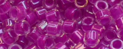 (image for) TOHO Aiko-Neon Magenta Lined Crystal Transparent TB-790-50