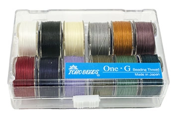 (image for) TOHO One-G Thread 50 Yards Each-12 Bobbins - Color Assortment #Two * PT-1002-2