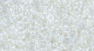 TOHO 11/o Demi Precision Round Seed Bead, Crystal Transparent Luster, color # 11TD-101-50 (image for) TOHO 11/o Demi Precision Round Seed Bead, Crystal Transparent Luster, color # 11TD-101-50