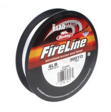 (image for) FireLine Thread-Crystal Clear,  4 Pound Strength * 300 Yard Spool