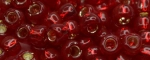 (image for) TOHO 6/o Round Seed Bead-Dark Ruby Silver Lined. 6T25C-100