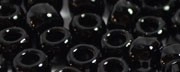 (image for) TOHO 6/o Round Seed Bead-Jet Black Opaque. 6T49-100
