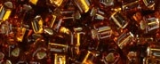 (image for) TOHO Size 11/o Triangle Shape Seed Bead-Smoke Topaz Silver Lined * 250 Gram Bag