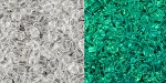 (image for) TOHO 11/o Round Seed Bead-Glow in the Dark. Green / Crystal. 11T2700-100