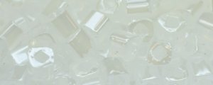 TOHO 2mm Cube Shape Seed Beads-White Ceylon Pearl (image for) TOHO 2mm Cube Shape Seed Beads-White Ceylon Pearl