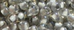(image for) TOHO Size 11/o Round Seed Bead-Grey Lined Crystal Rainbow. 11T261-250