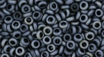 (image for) TOHO 11/o Demi Precision Round Seed Bead, Blue-Grey Metallic Matte, color # 11TD-612-50