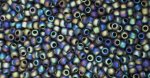 (image for) TOHO 15/o Round Semi-Glazed Rainbow Black #15T2642F-100