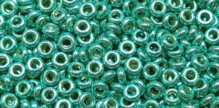 (image for) TOHO 11/o Demi Precision Round Seed Bead, Aqua Galvanized PermaFinish, color #11TD-PF561-50